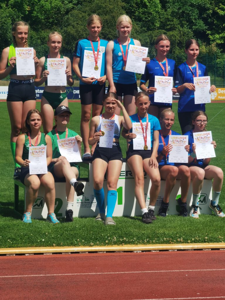 Erfolgreiche Teilnahme des SV 1885 Teutschenthal Wurf- und Laufteams bei den 18. Kreis-, Kinder- und Jugendspielen