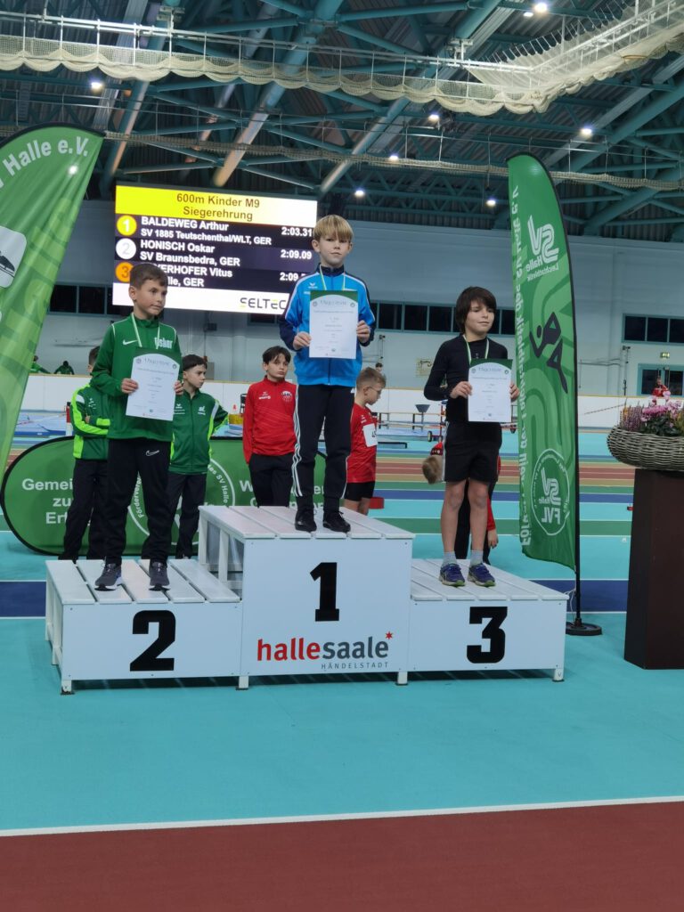 SV 1885 Teutschenthal WLT glänzt beim Halleneröffnungssportfest in Halle